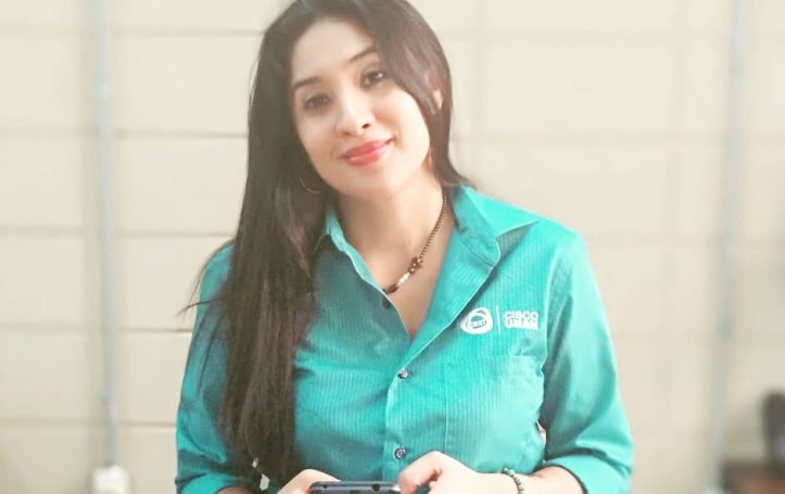«No hay nada mejor que trabajar en lo que a uno le gusta» Gladys Medina, Academia Cisco UNAH