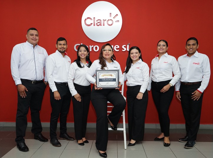 Reconocimiento a Claro Nicaragua, una empresa innovadora y en mejora contínua.