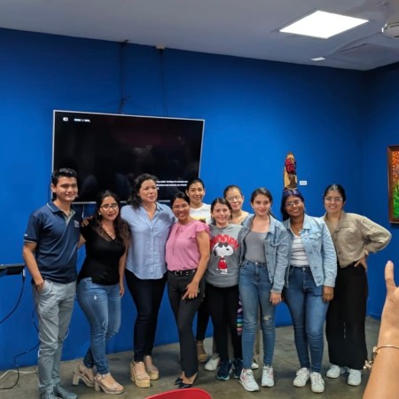 parte de los participantes a la masterclass de catalogos digitales